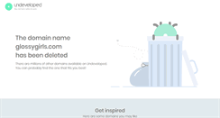 Desktop Screenshot of glossygirls.com