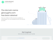 Tablet Screenshot of glossygirls.com